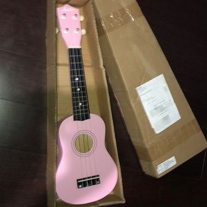 pink ukulele